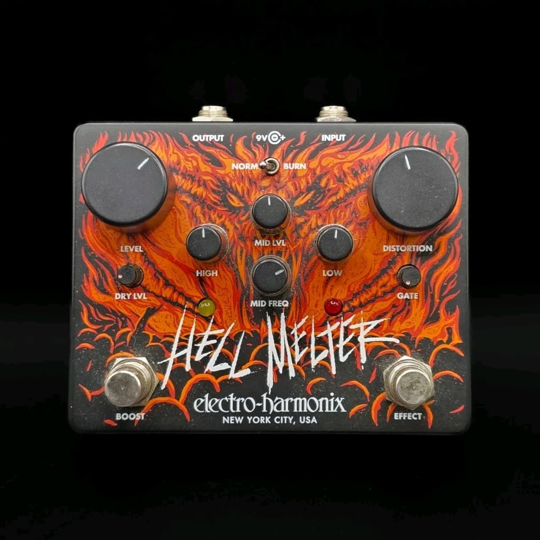 Electro-Harmonix Hell Melter Distortion – Analog Guitar Pedal Electric