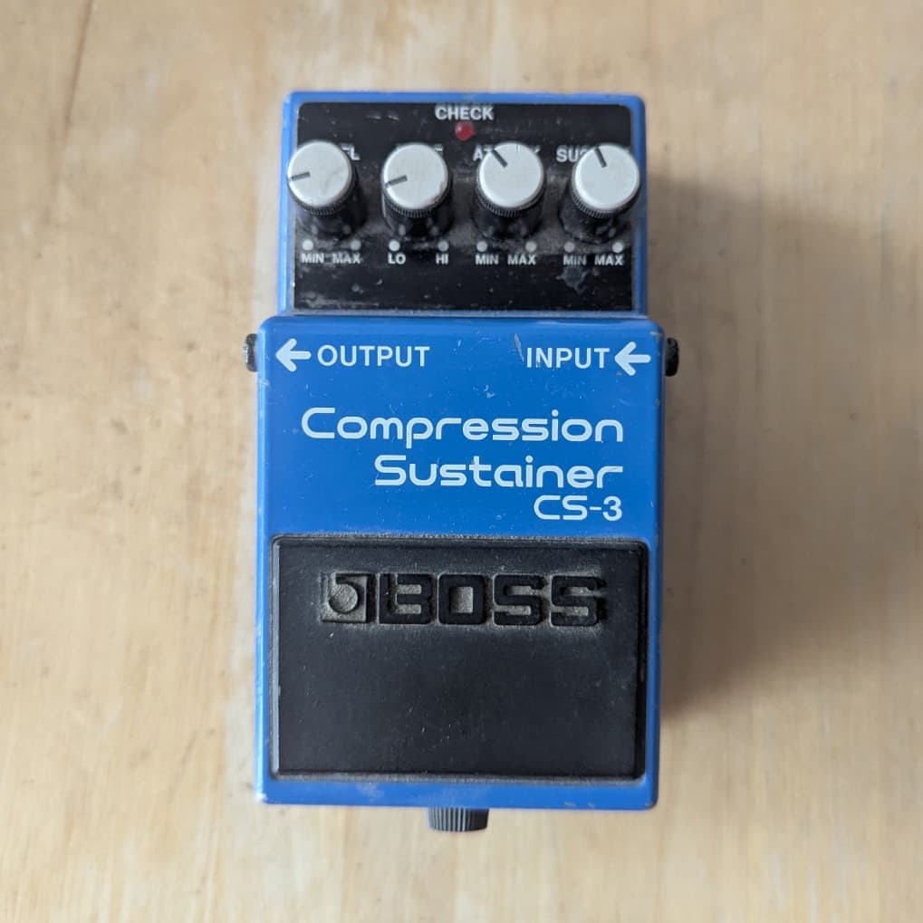 BOSS CS-3 Analog Compression Sustainer Compressor Pedal for Electric Guitar