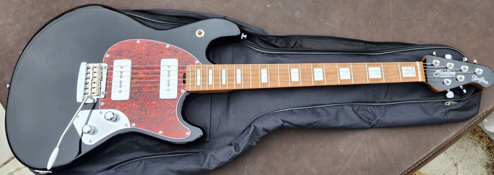 Sterling by Music Man StingRay Plus + GB Guitar P90 Jangle Roasted Sting SR50x