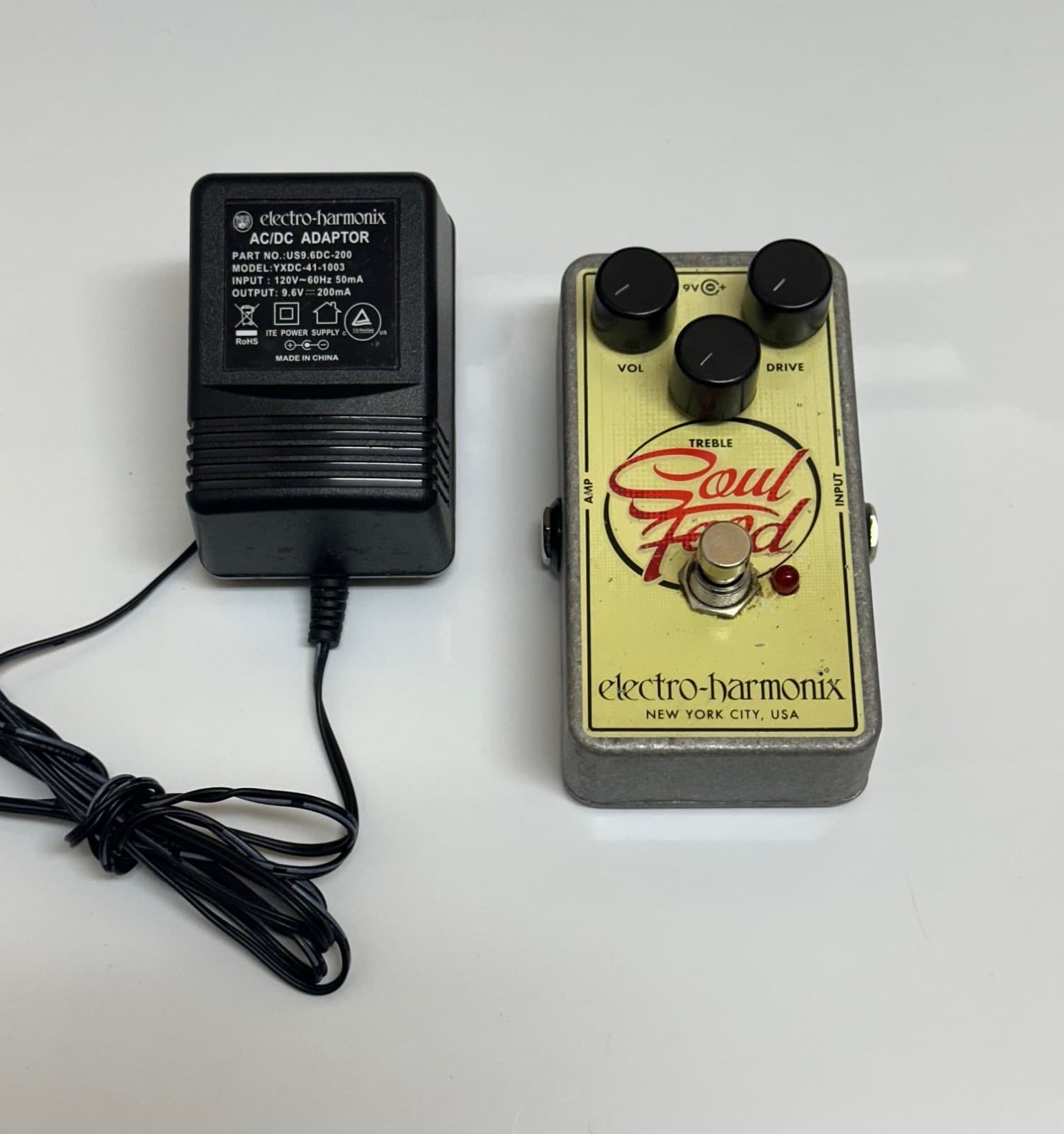 Electro-Harmonix EHX Soul Food Distortion Fuzz Overdrive Effects Pedal