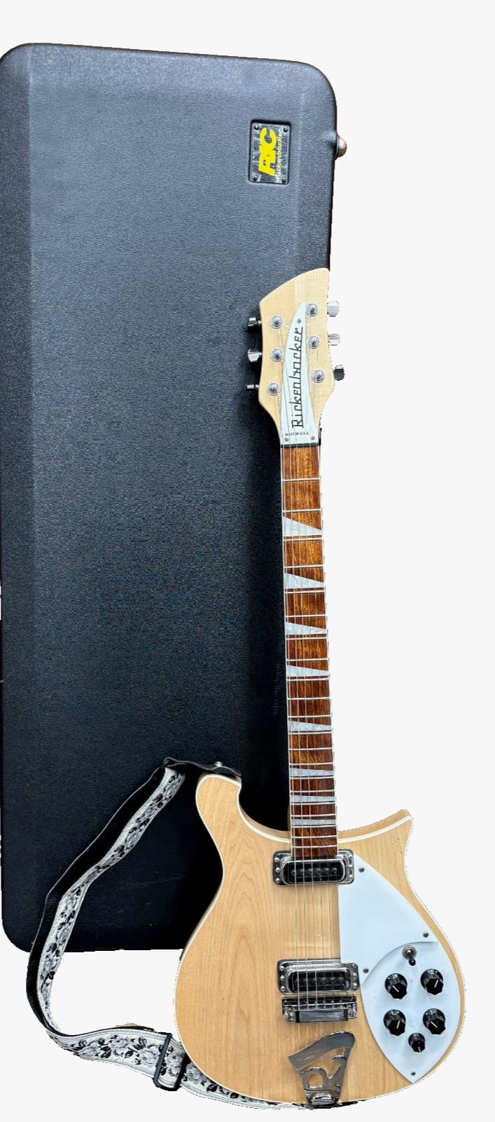 Rickenbacker 620 Natural Solid Body Electric Guitar W/ Hard Case