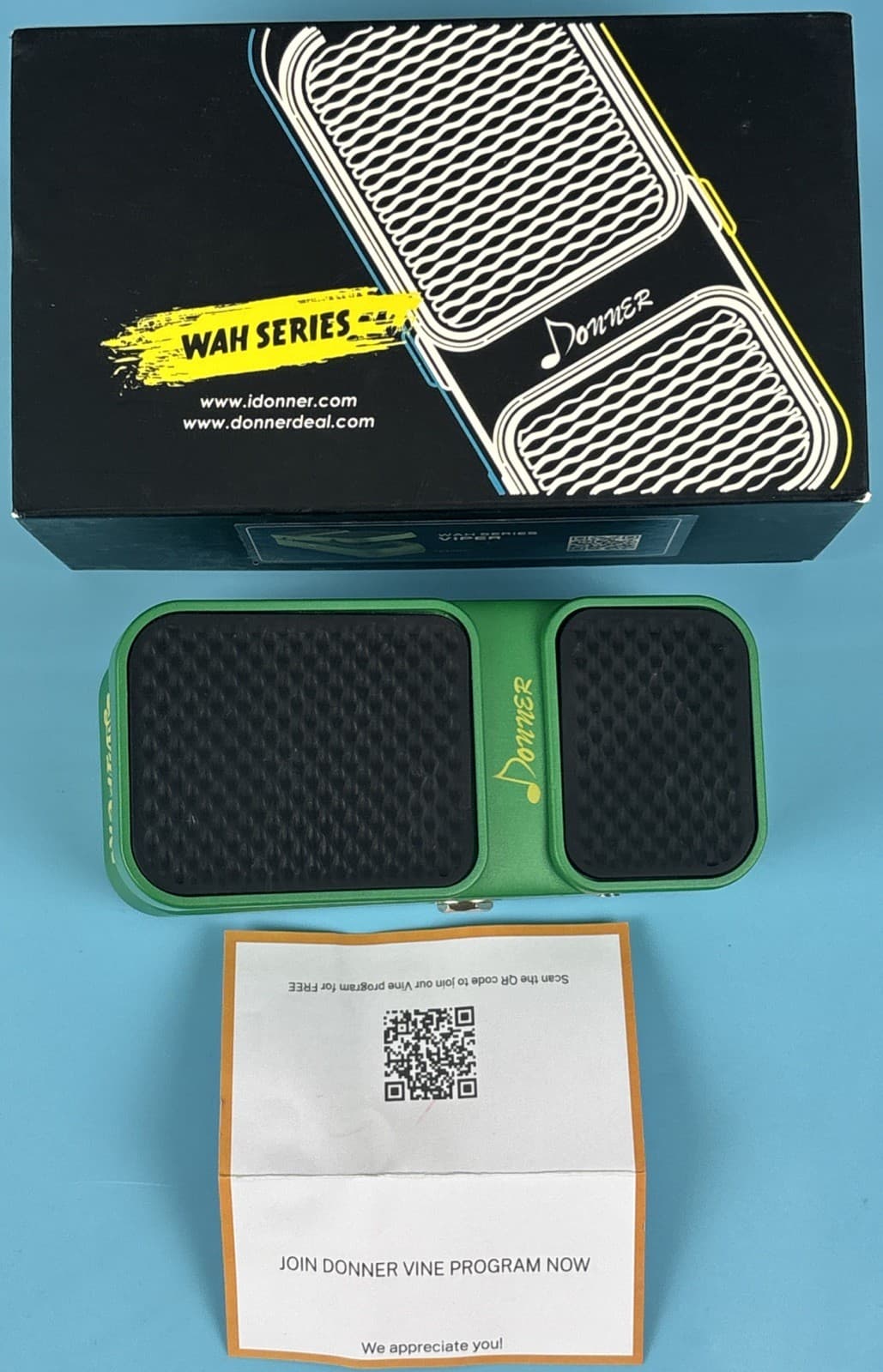 Donner Viper 2-in-1 Passive Volume Expression Pedal (EXP) & Guitar Volume Pedal!