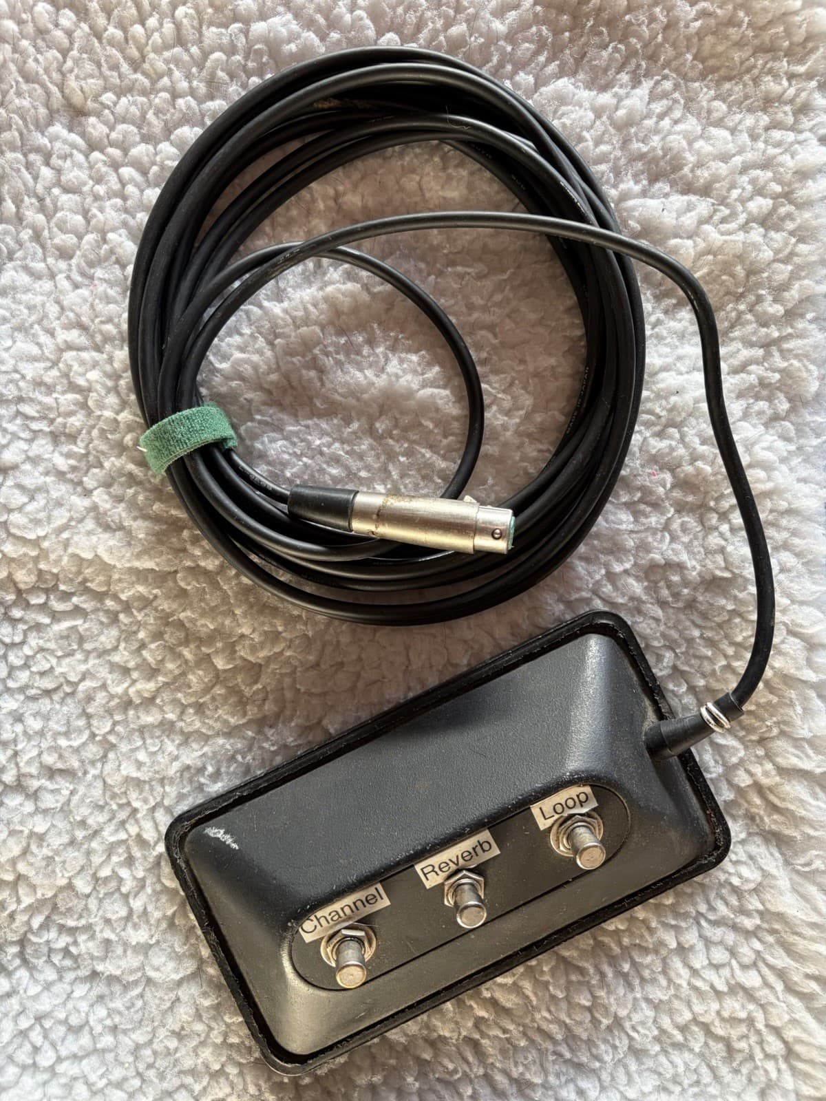 Vintage Guitar Amp Footswitch Channel Reverb Loop XLR PEAVEY Fender Marshall Peg