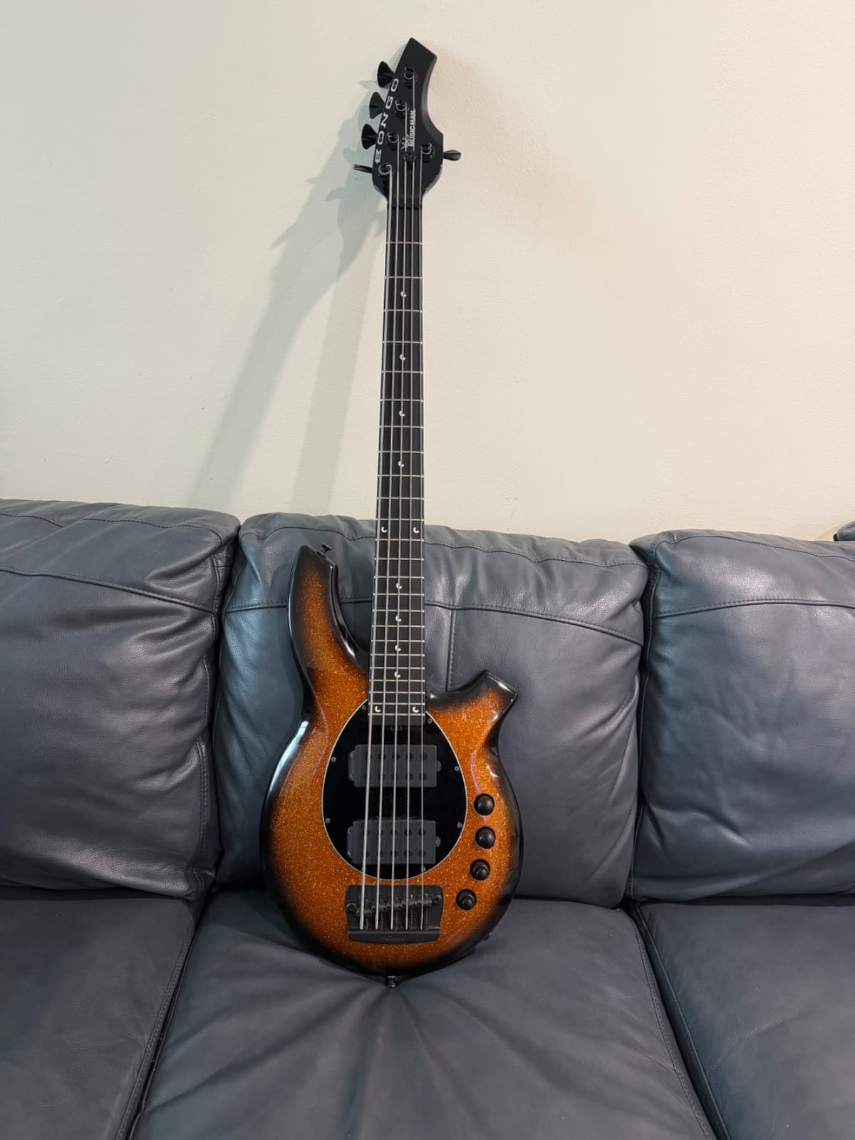 Ernie Ball Music Man Bongo 5 String Harvest Orange