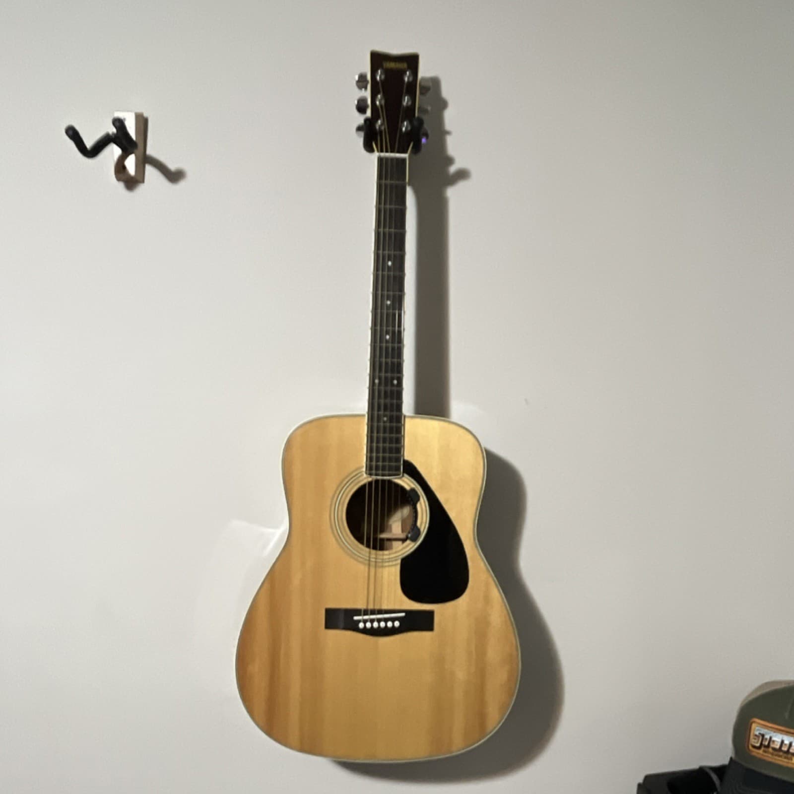 VTG Yamaha FG-340II FG Series Dreadnought 6-String Natural w/ Hard Case, Extras