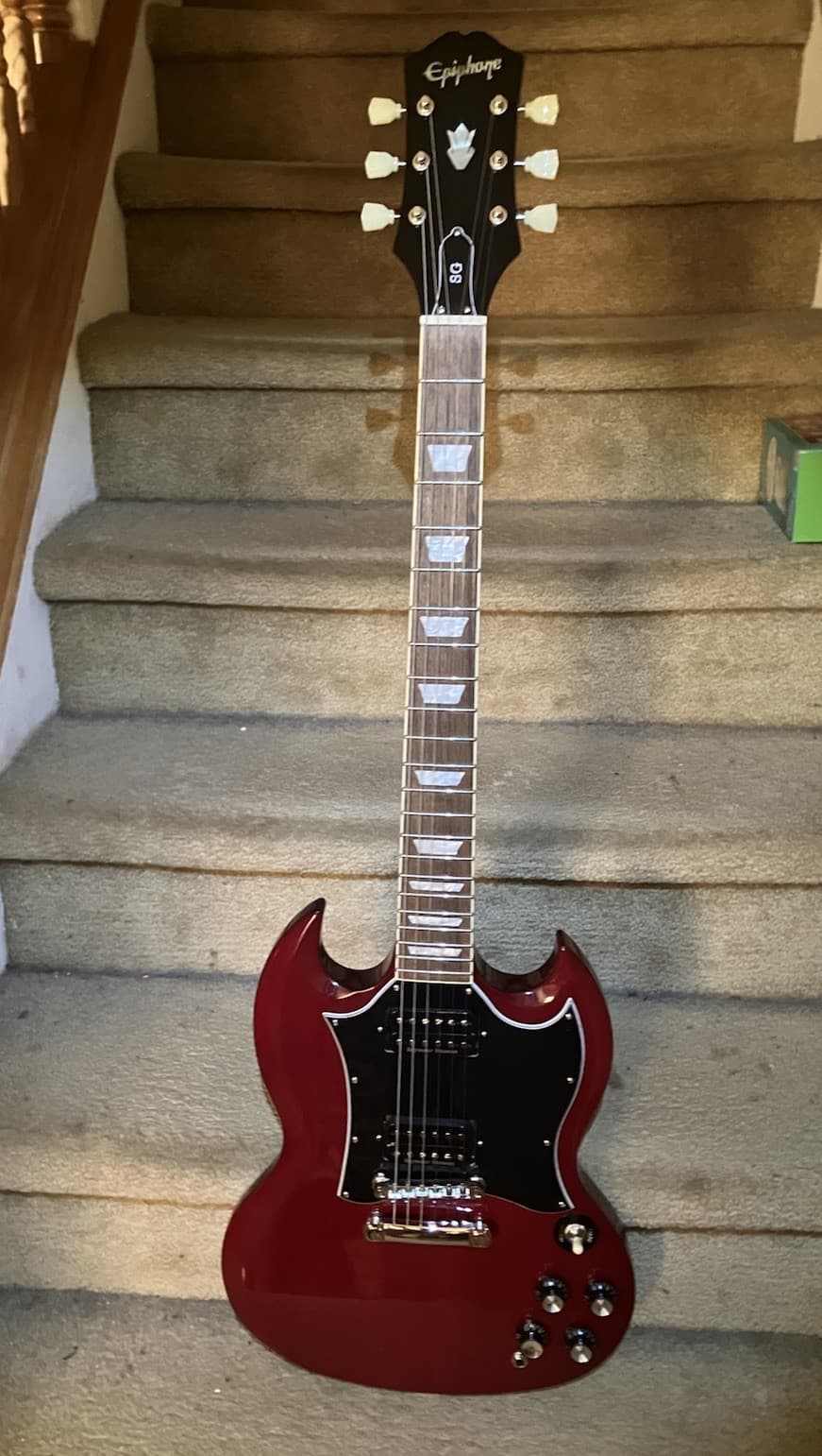 Epiphone SG Standard w/Saturday Night Special Pickups + Bag + Candy