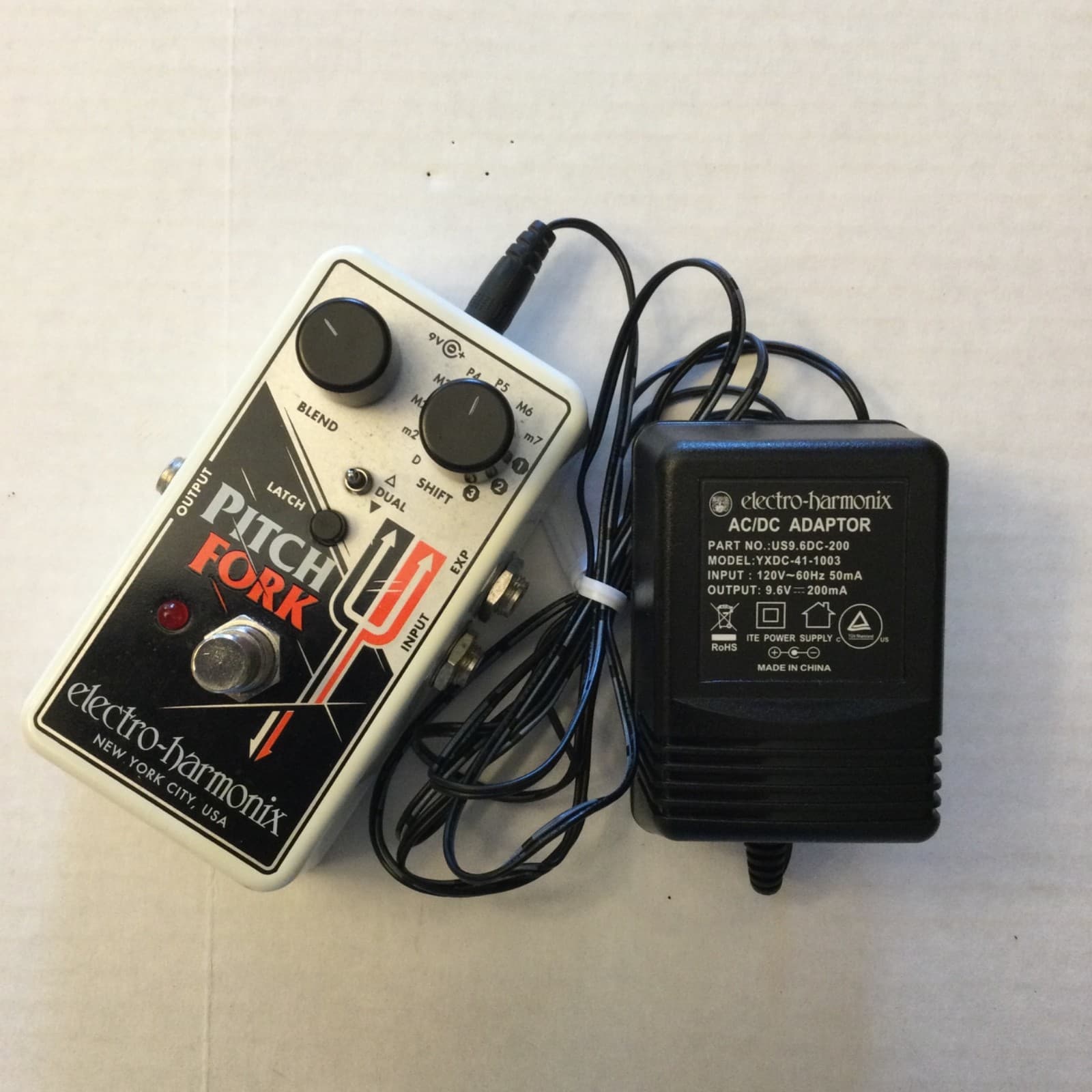 Electro-Harmonix EHX Pitch Fork Polyphonic Shifter Guitar Pedal Pitchfork