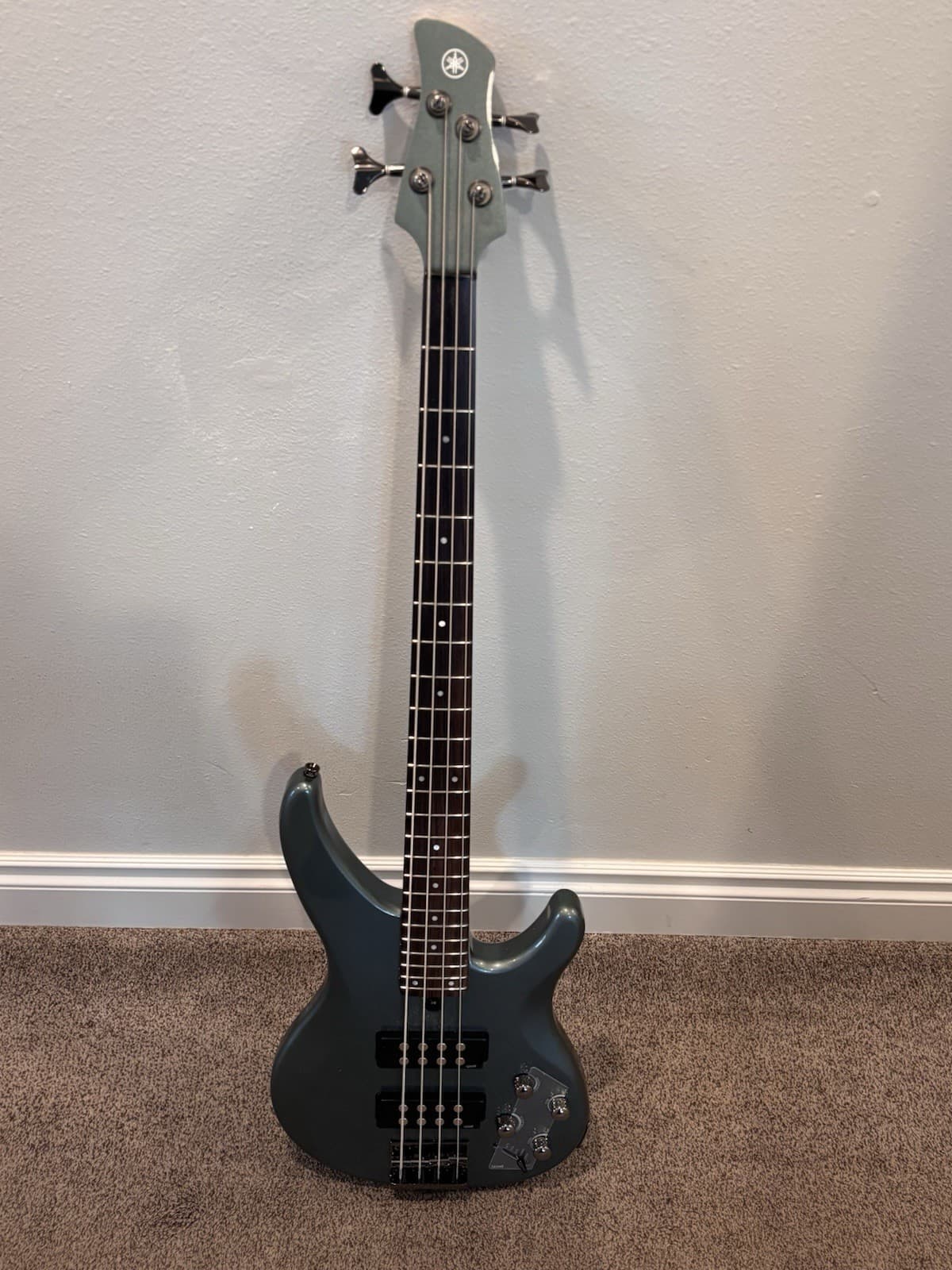 Yamaha TRBX304 4-String Electric Bass Mist Green Rosewood Fretboard