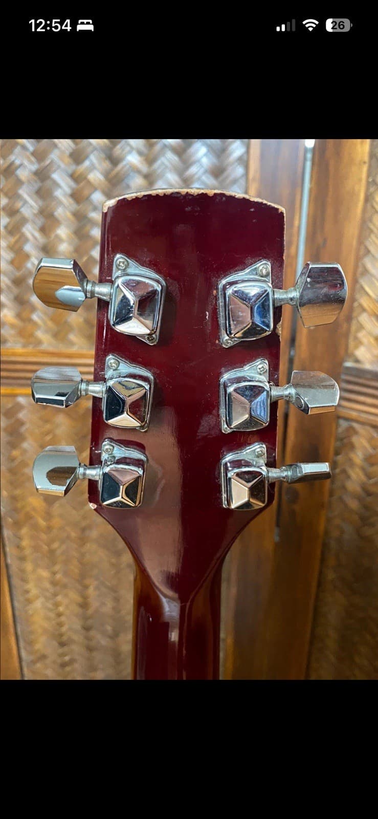 Palmer Guitar Co. Dreadnought Acoustic Guitar Natural 6 String Wood 20 Frets