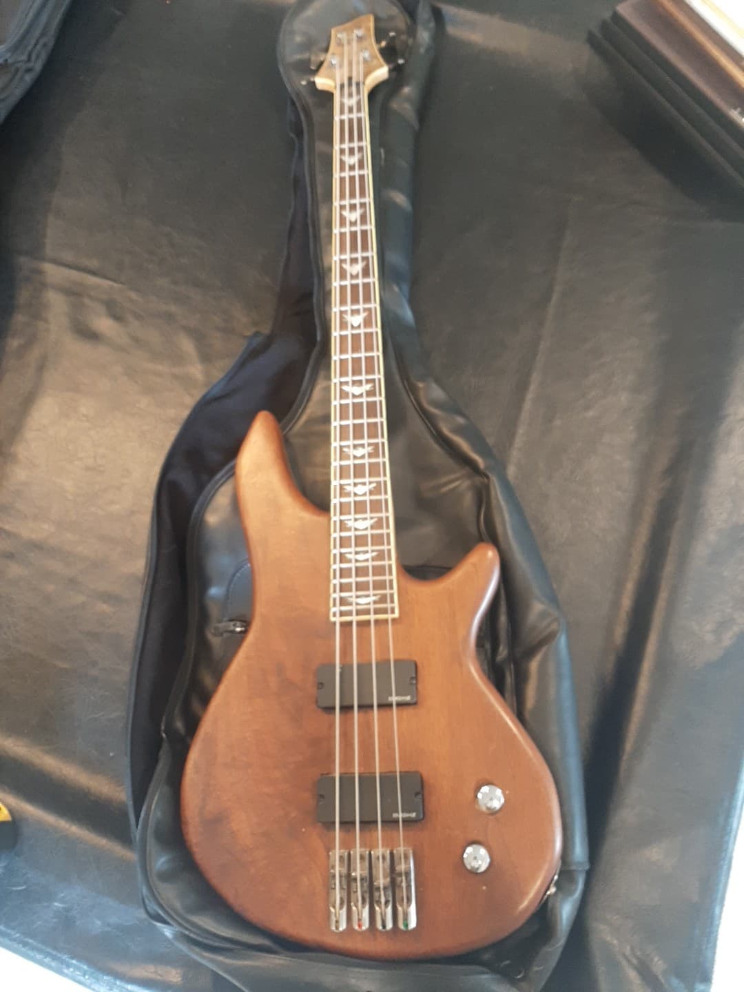 Ibanez SR500 Styled Electric Bass Guitar, 4 String Mahogany, Mother Of Pearl 44"