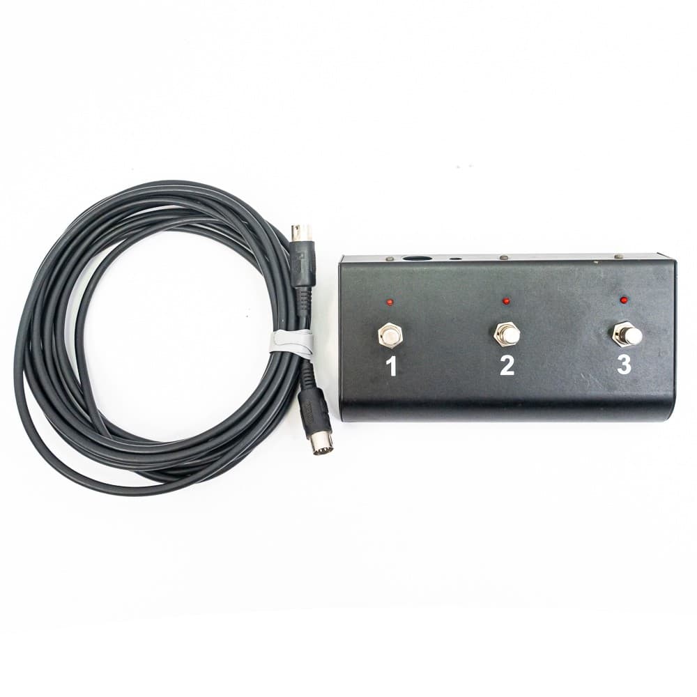 Randall RF3 3-Button Universal MIDI Footswitch for Guitar Amplifier Head