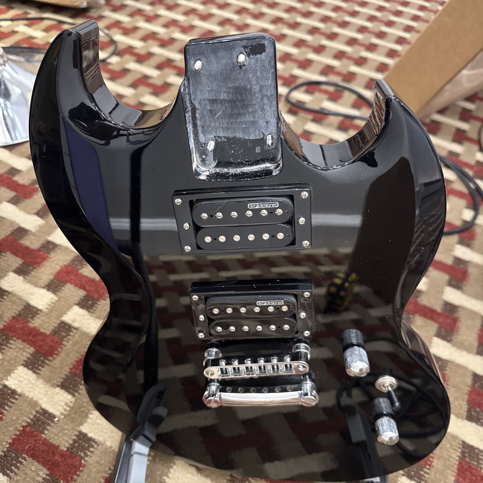ESP LTD Viper Guitar Body With Esp Designed Working Pickups. As Is