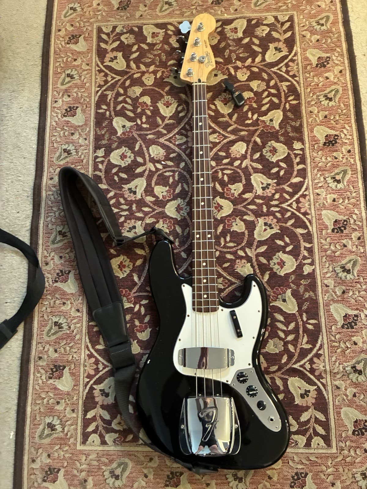 Fender Jazz Bass Black Rosewood.