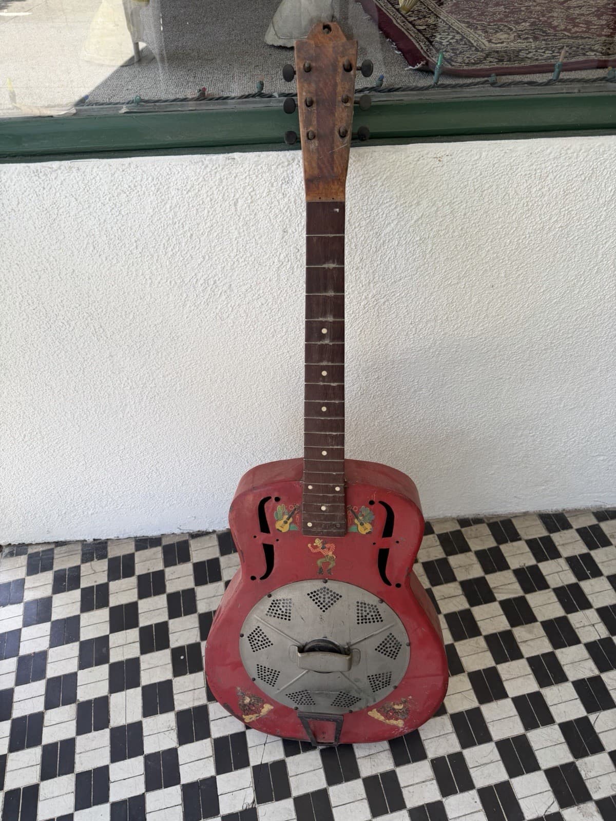 1920s-30s Resignator steel guitar National? look