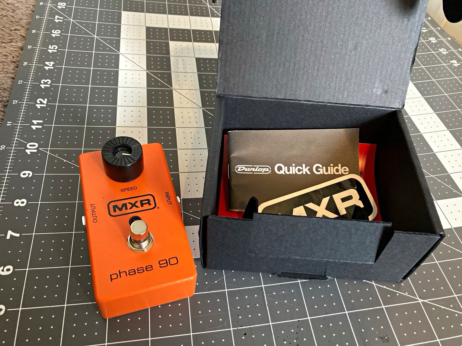 MXR Phase 90 Analog Phaser Pedal M101 for Electric Guitar w/ Box & Guide