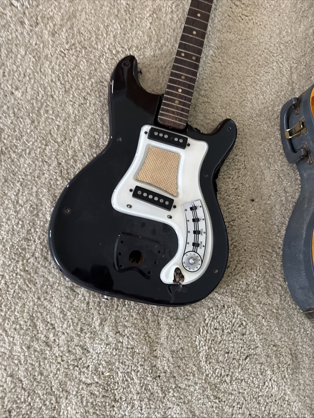 1960s Hagstrom I Electric Guitar For Parts Or Restore without case