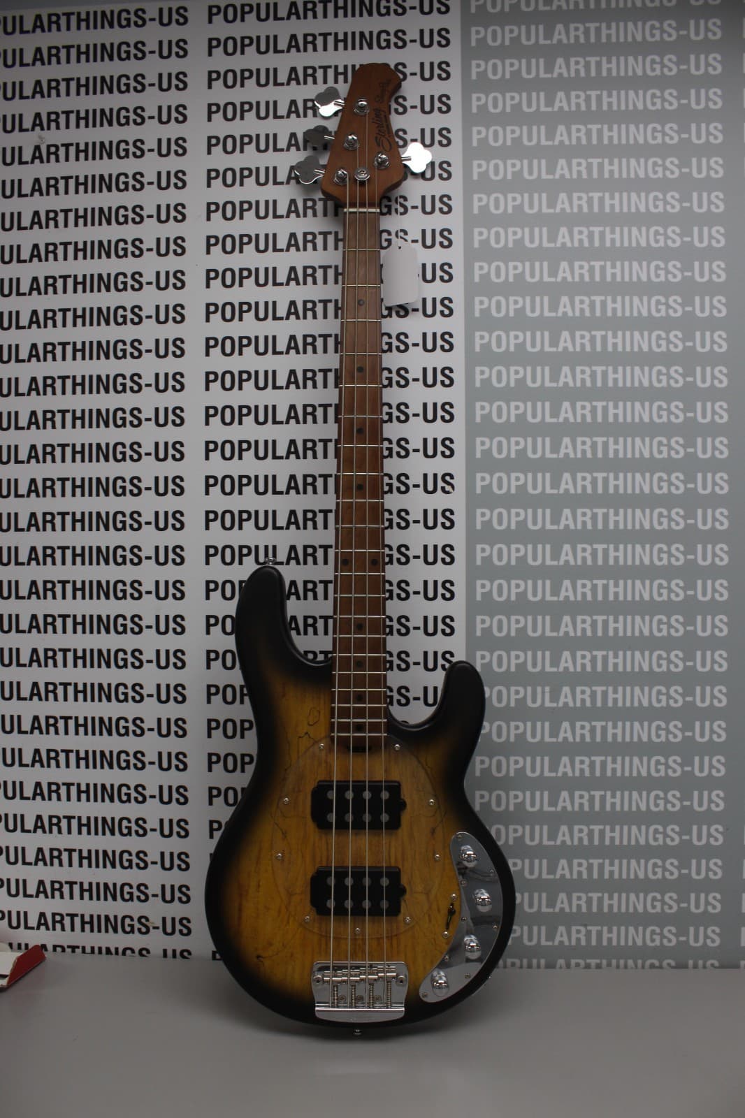 Sterling By Music Man Stingray Bass Guitar - Maple Top