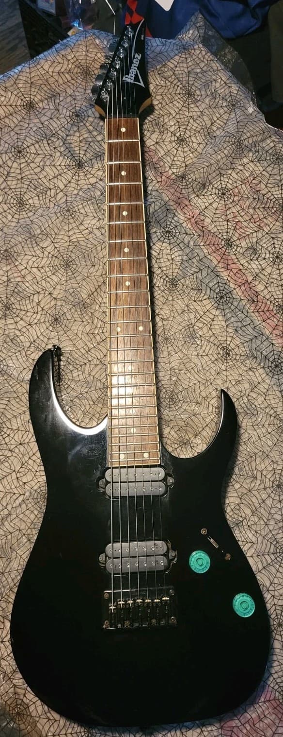 Ibanez RG7321 7-String Guitar Dimarzio Pickups Locking Tuners Roller Saddles '05