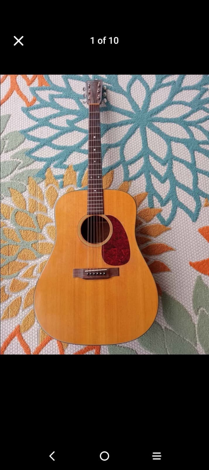 vintage martin d 18 acoustic guitar