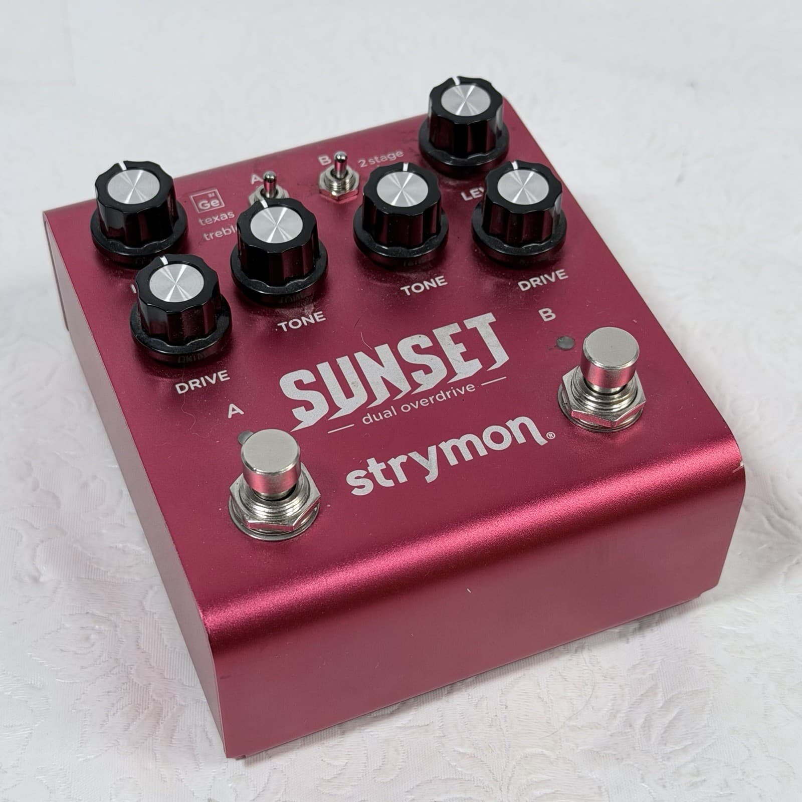 Strymon Sunset Dual Overdrive Distortion Pedal Guitar Effects Preowned