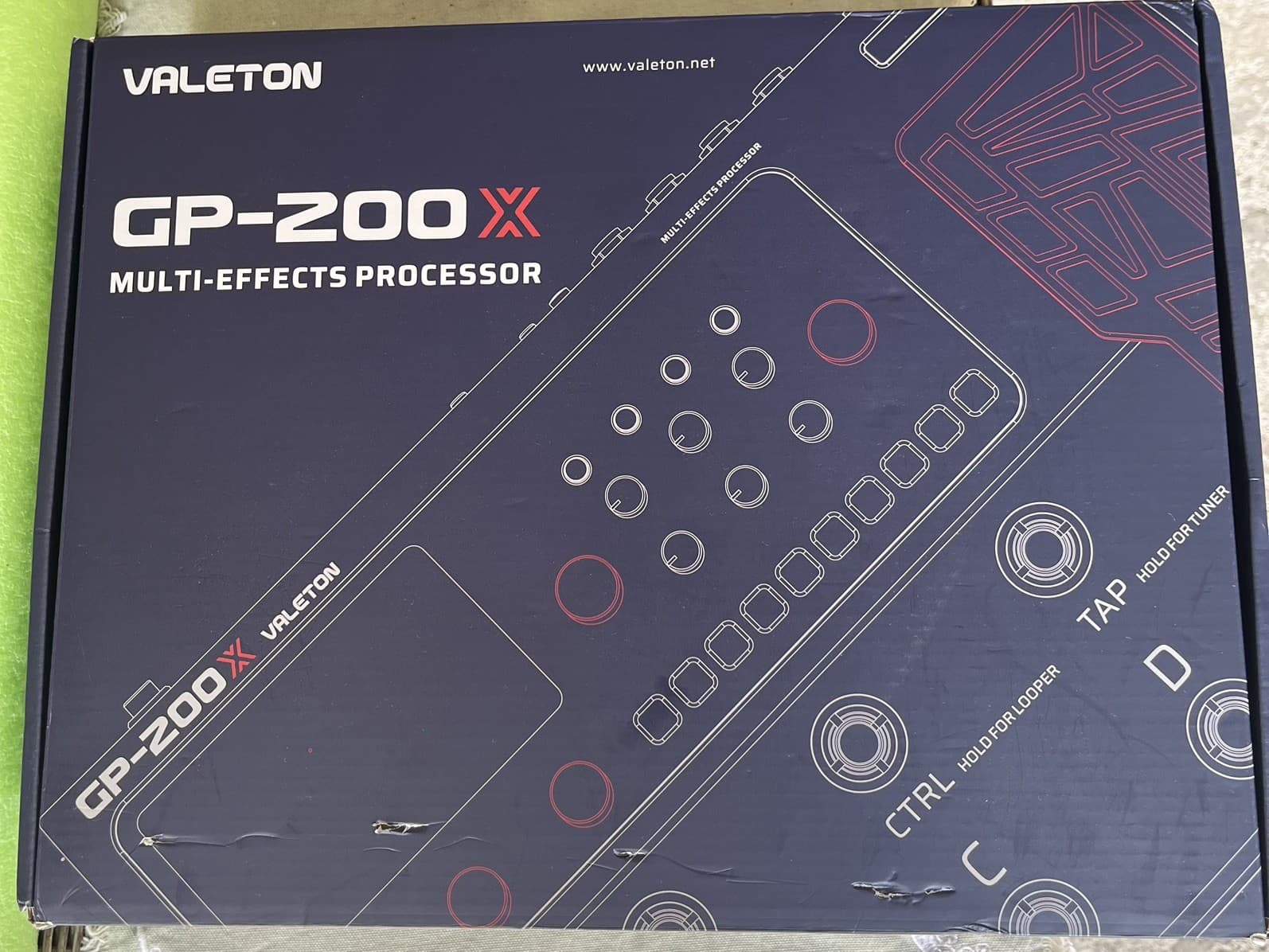 Valeton GP-200X Guitar Bass Amp IR Cabinet FX Loop MIDI I/O Expression Stereo