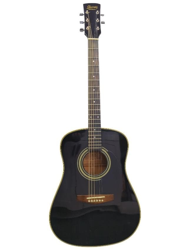 IBANEZ PF-10BK BLACK 6-STRING ACOUSTIC GUITAR MADE IN KOREA (AZP030208)