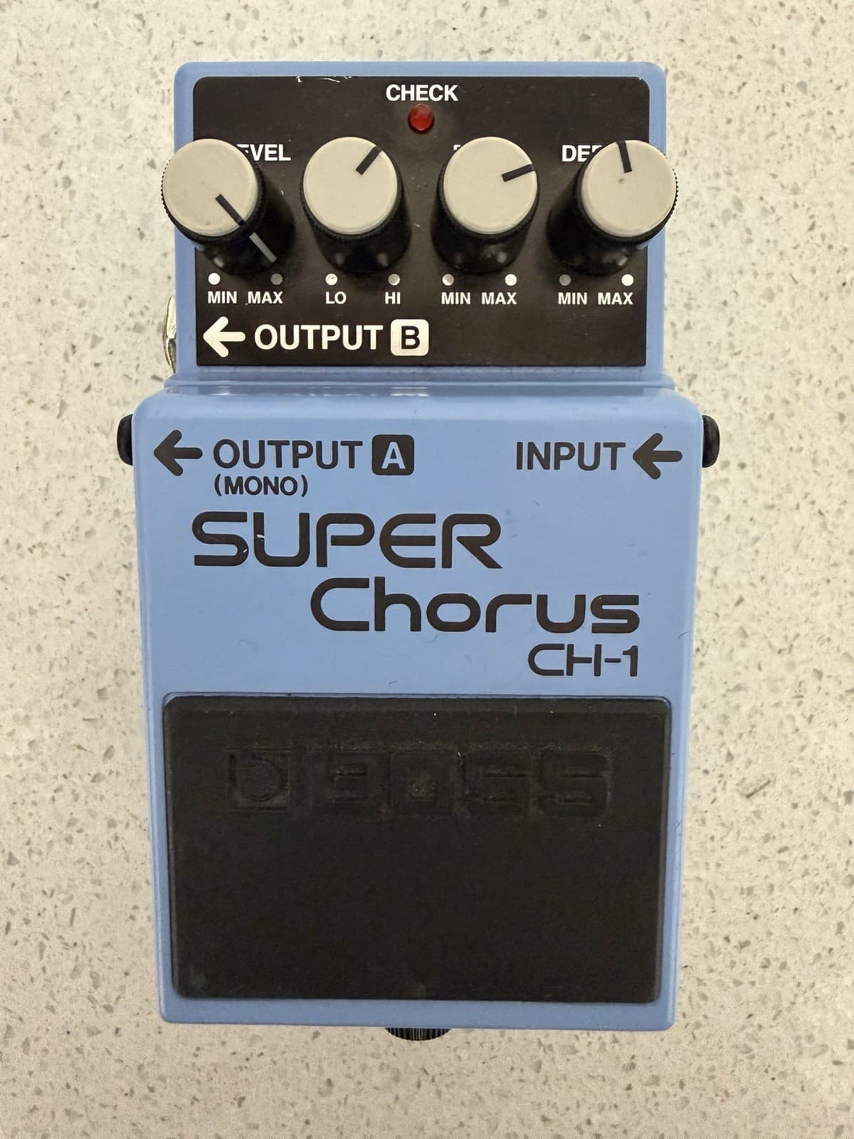 BOSS CH-1 Super Chorus Guitar Pedal – Classic Clean Modulation Effect Stompbox