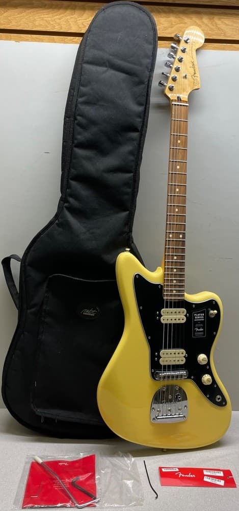 2021 Fender Player Jazzmaster Mexico Buttercream 6 String Electric Guitar