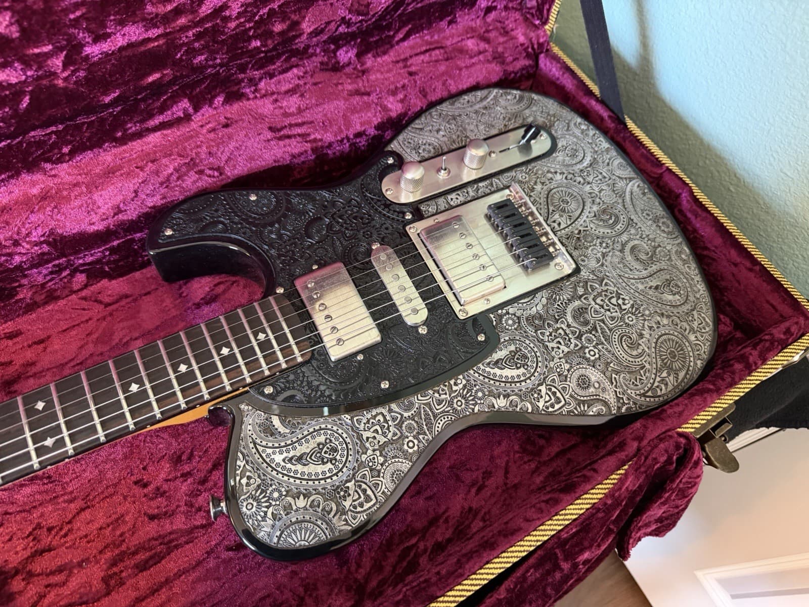 Dean Zelinsky Dellatera DELLATERA ATW Z-Glide - Antiqued Nickel Paisley