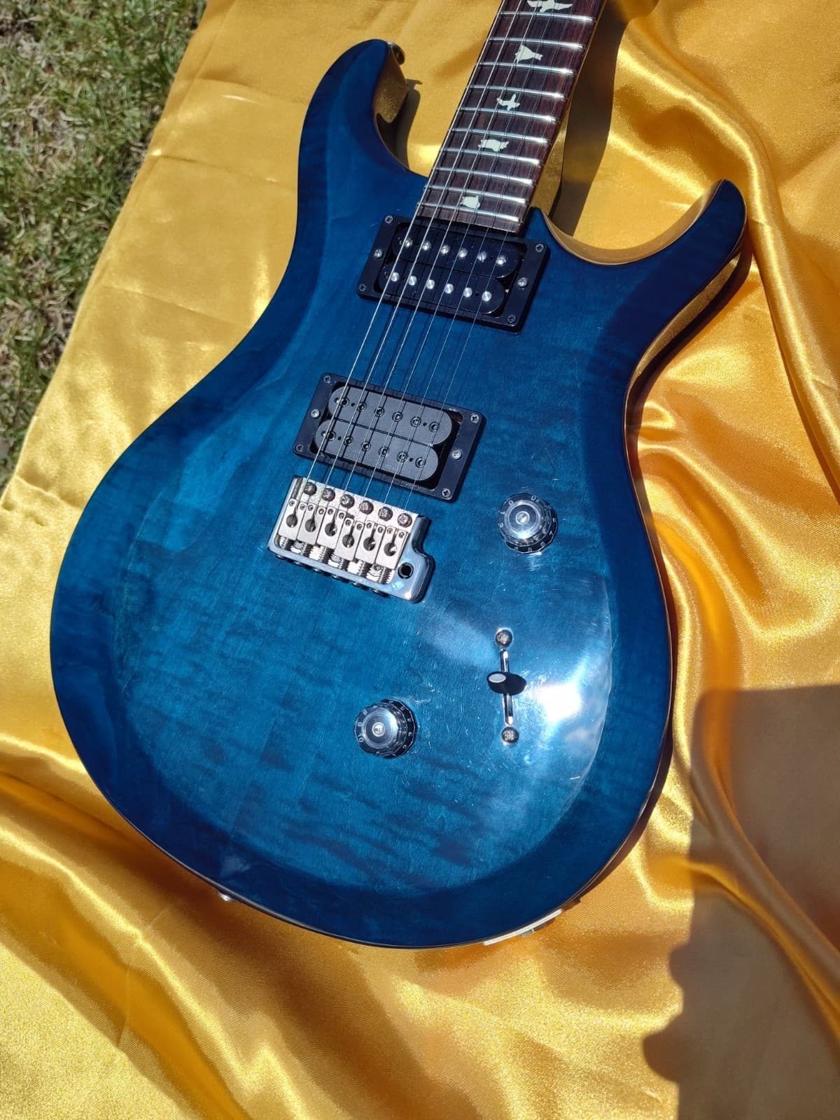 PRS S2 Custom 24 2016 Blue Burst USA + Seymour Duncan Omega Bridge Pickup