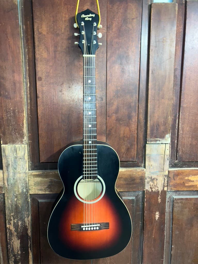 Recording King RPH-05 Solid Top Parlor Size Steel String Acoustic Guitar "0"