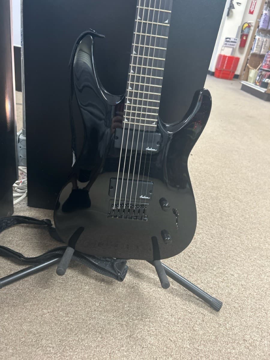 JACKSON DINKY JS22DKA 7 STRING BLCK ELECT GUITAR RH (TDW043259)