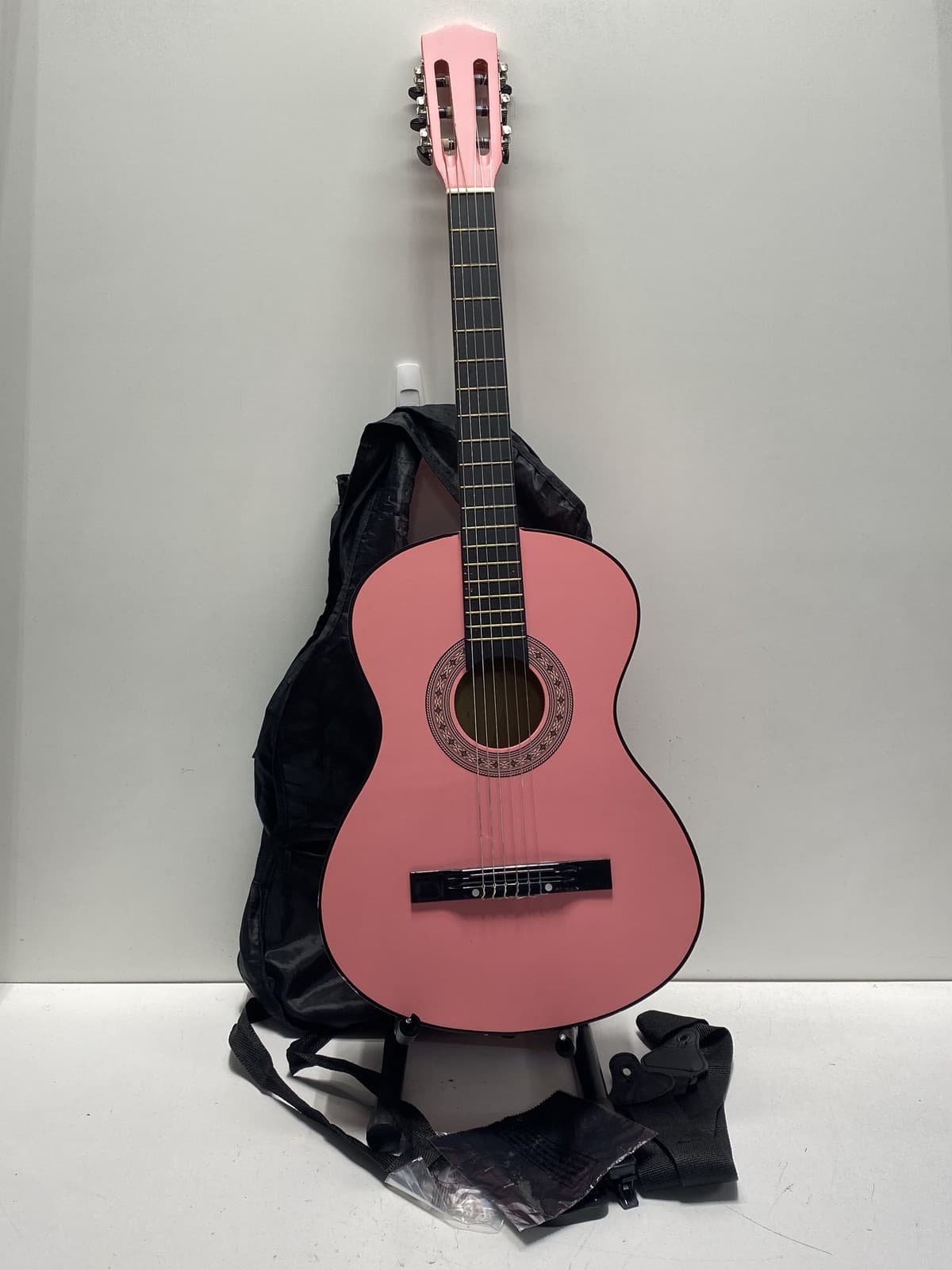 Unbranded Acoustic Pink Guitar