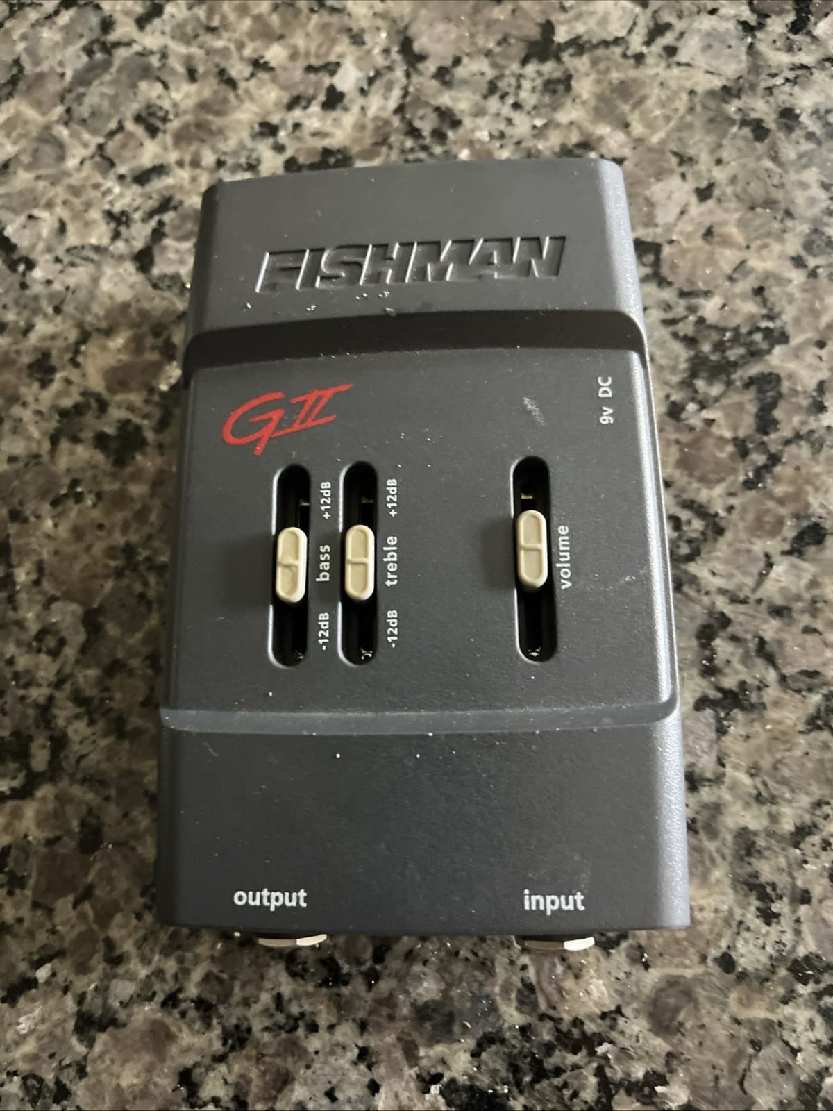 Vintage Fishman GII Acoustic Guitar Instrument Preamp EQ