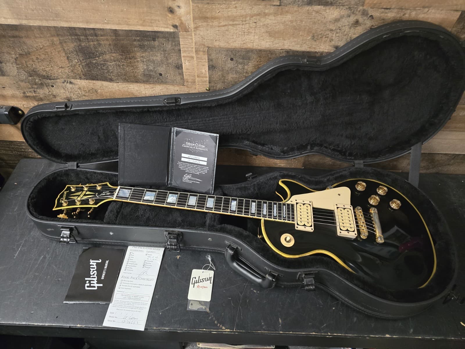 2008 Gibson Les Paul Custom Shop Black Beauty Ebony w/ DiMarzio Super Distortion