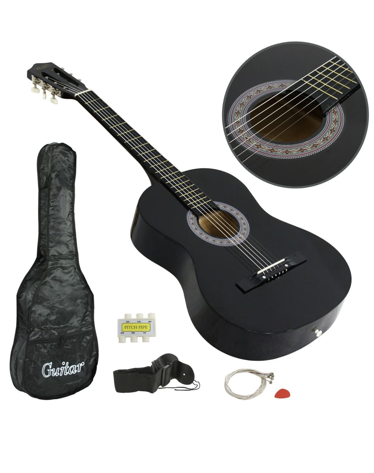 30-inch Beginner Acoustic Guitar Package - Starter Bundle Kit & Accessories