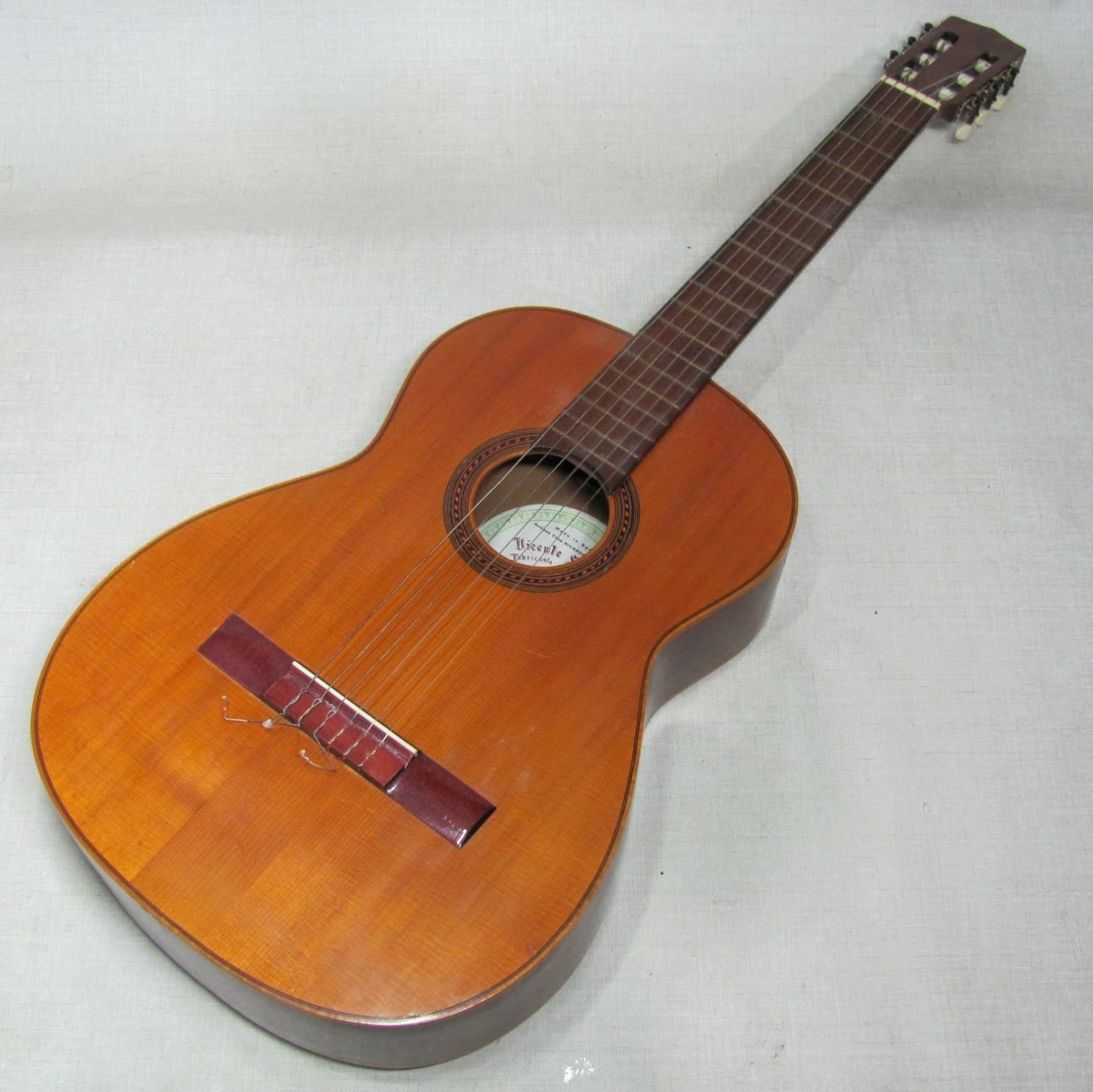 VINTAGE VICENTE SANCHIS CLASSICAL GUITAR SPAIN VALENCIA NYLON STRING GUITAR