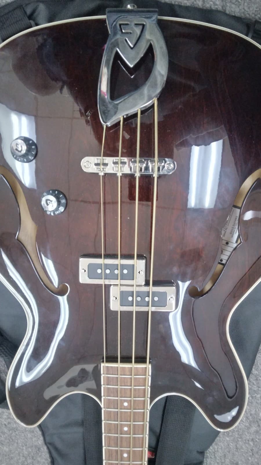 Guild Starfire I Semi-Hollow Bass Guitar - Vintage Walnut - Used