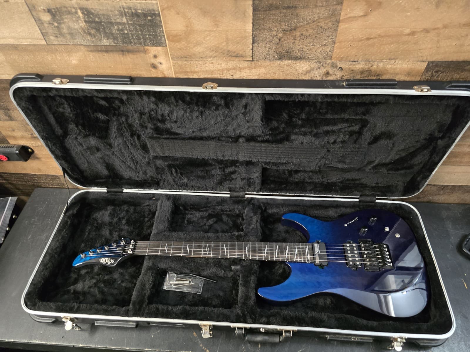 Schecter Guitar Research Reaper-6 FR S Elite See-Through Blue Burst W/ Ohsc