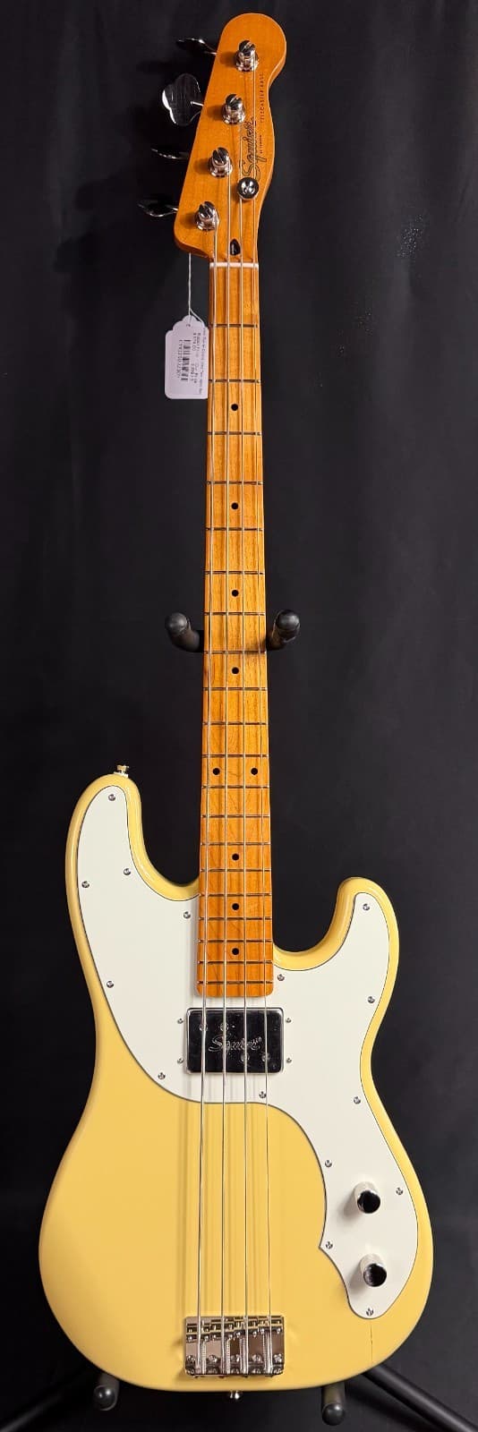 Squier Classic Vibe Telecaster Bass 4-String Bass Guitar Vintage White Finish