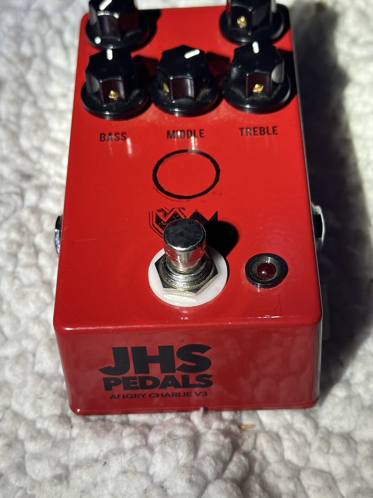 JHS Pedals Angry Charlie V3 Distortion Overdrive Pedal Electric Guitar