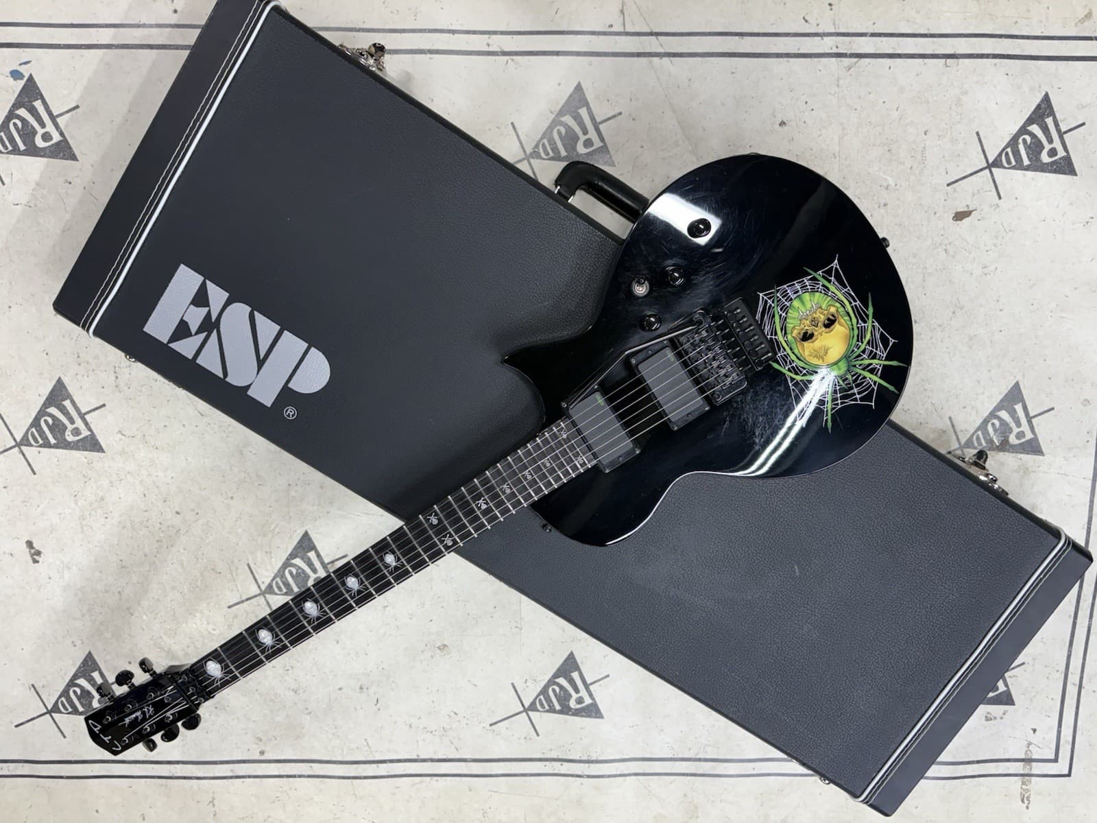 2025 LTD KH-3 Eclipse Spider Kirk Hammett Electric Guitar Black w/ Case