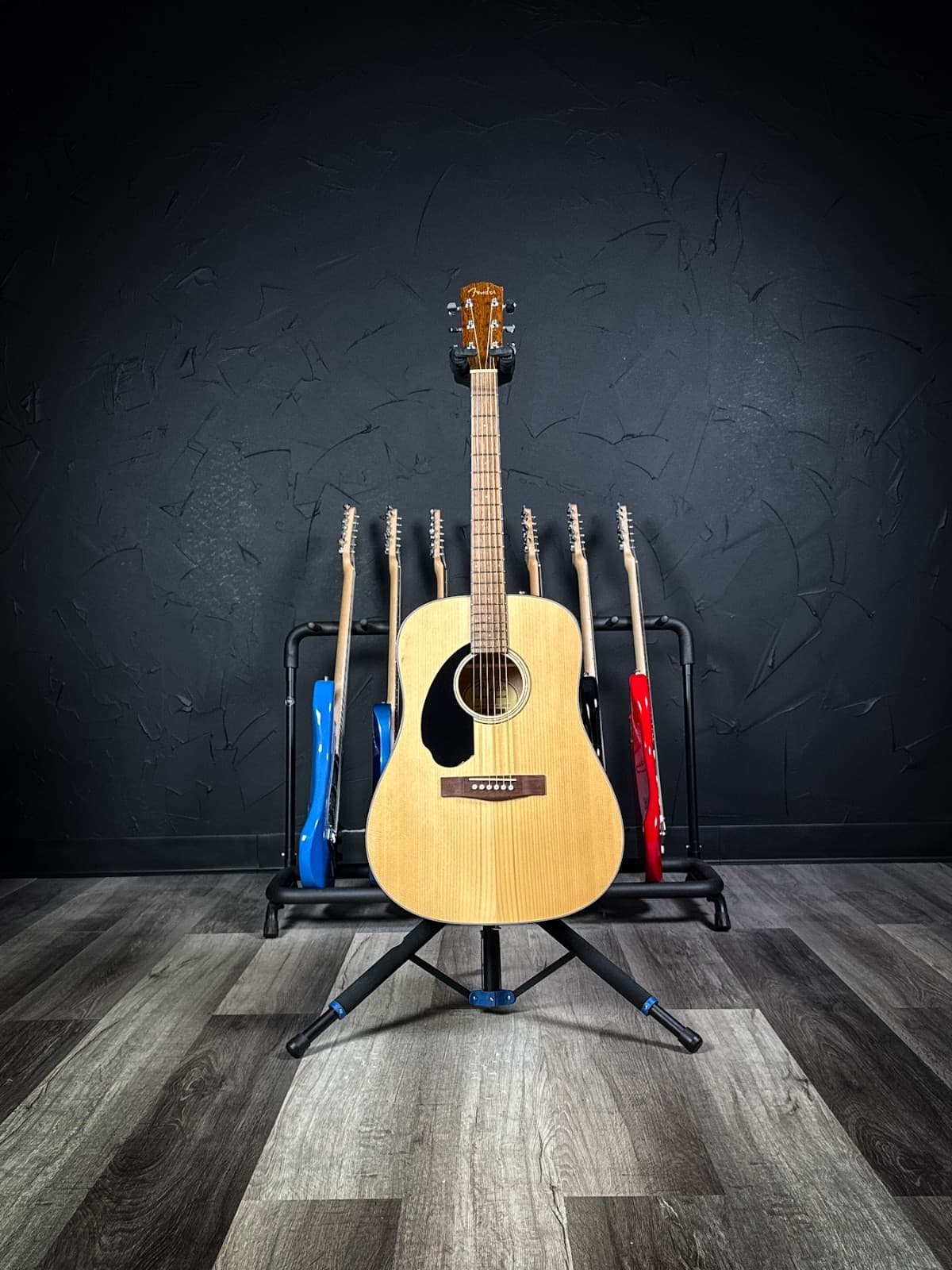Fender CD-60S LH Left-Handed Dreadnought Acoustic Guitar - Natural