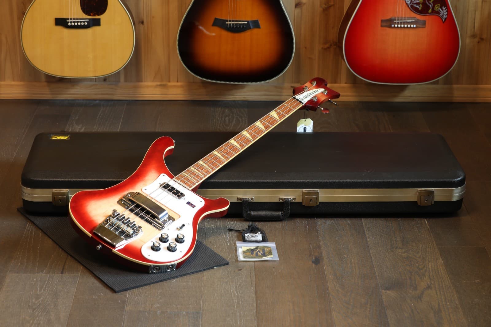 2001 Rickenbacker 4001 Electric Guitar Fireglo + OHSC