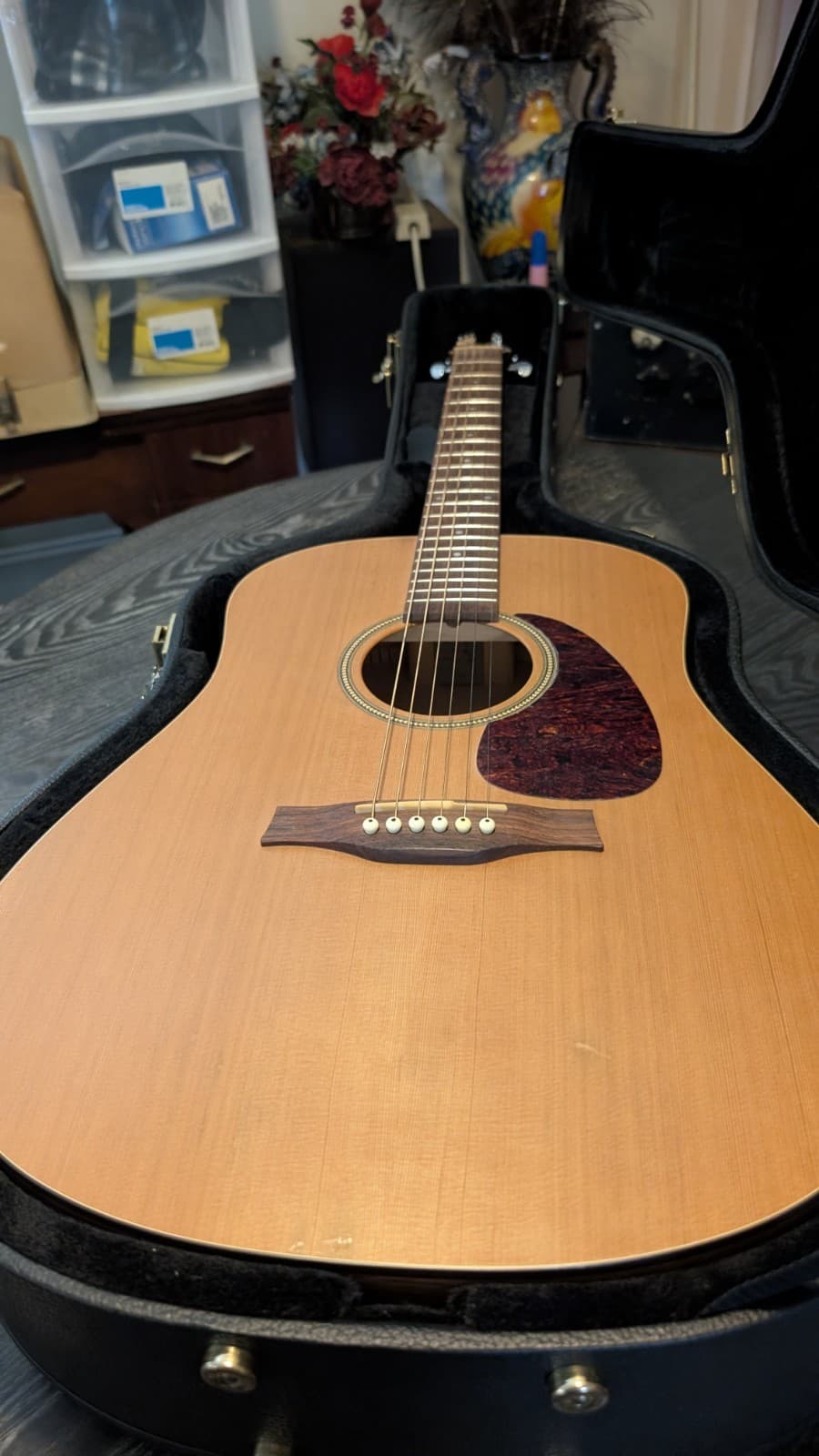 Seagull S6 Acoustic Guitar With Deluxe Hard Case