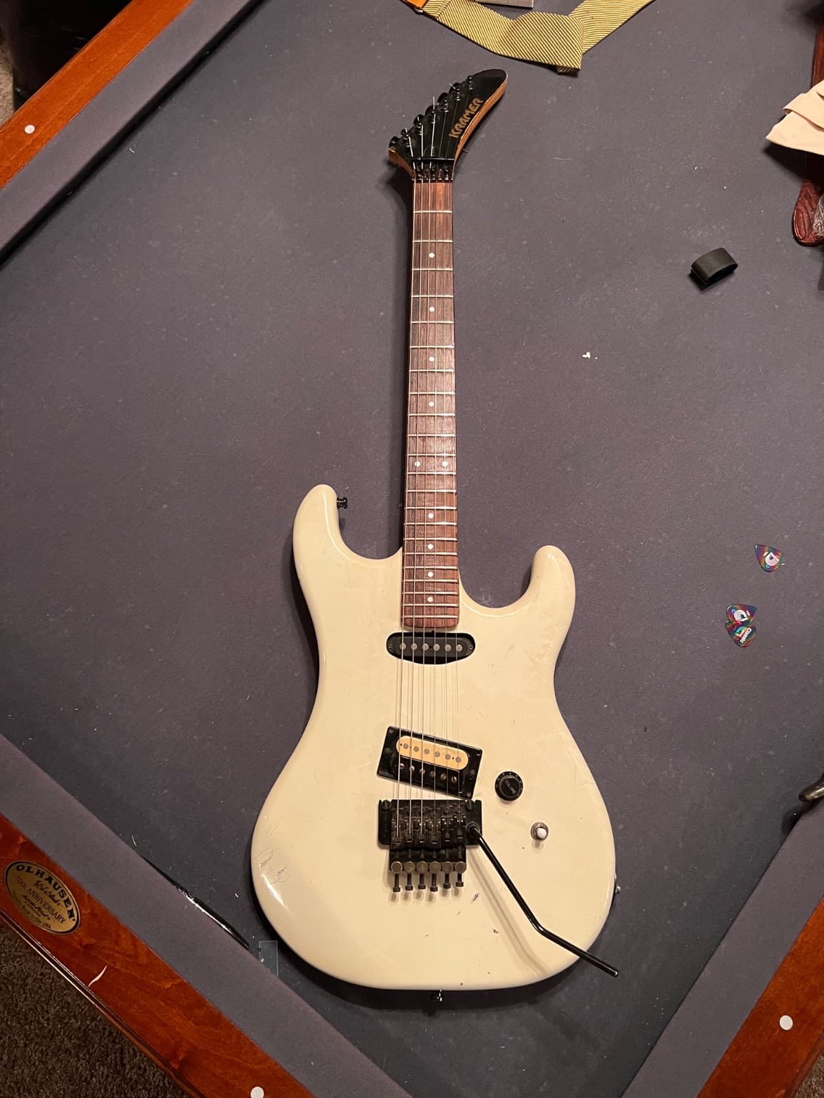 80's kramer guitars vintage white