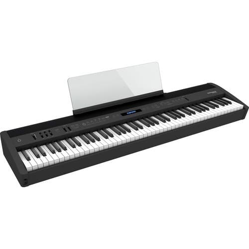 Roland FP-60X Portable Digital Piano w/ Stand Keyboard Synthesizer Black