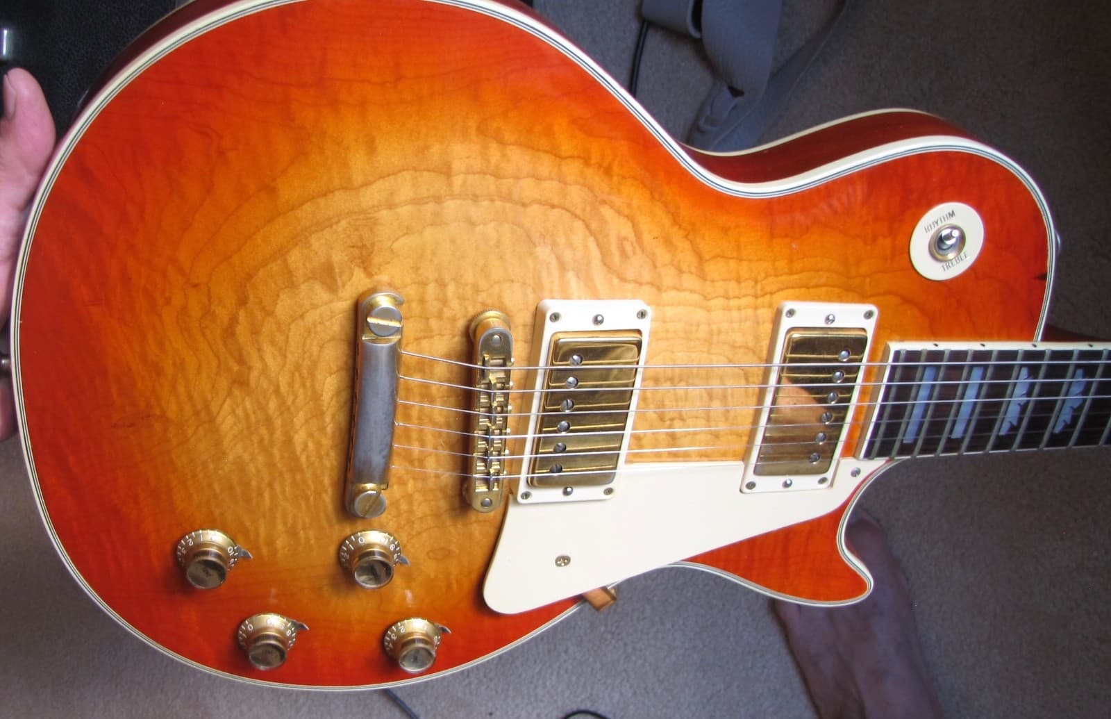1960 Eric Schulte Les Paul Type Replica with Gibson Case & Seymour Duncan 59's