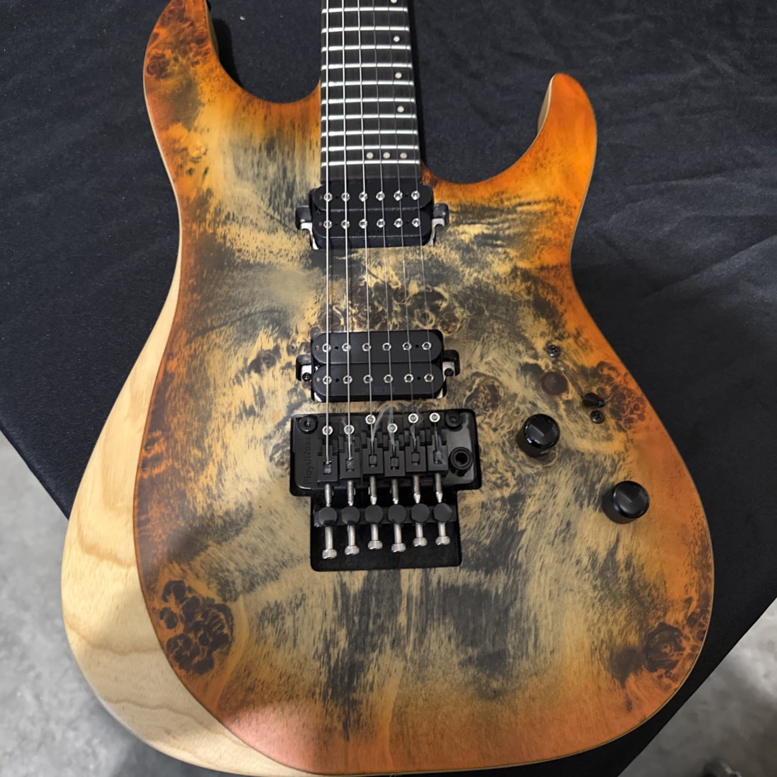 SCHECTER AD-REAPER-6 Used Ebony fingerboard Satin Inferno w/case