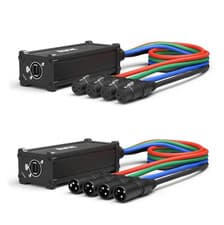 Audio Snake Channel XLR 3 Pin Multi Network Breakout for Stage Sound Lighting an